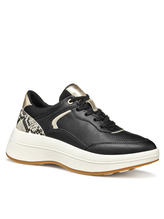 Geox Geox Sneakersy D Spherica Ecub-3 D46WTB 0BCAR C0023 Čierna