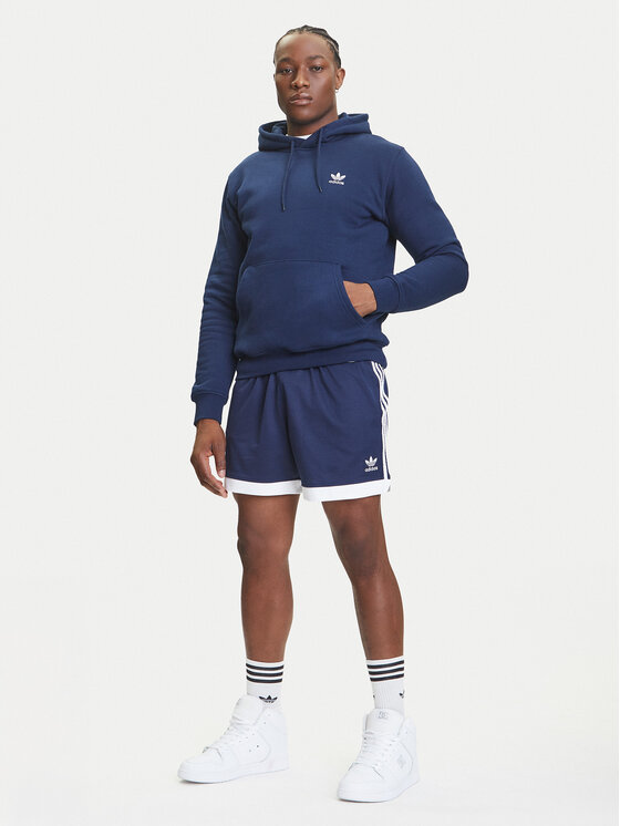 adidas adidas Pulóver Trefoil Essentials IY4929 Sötétkék Regular Fit