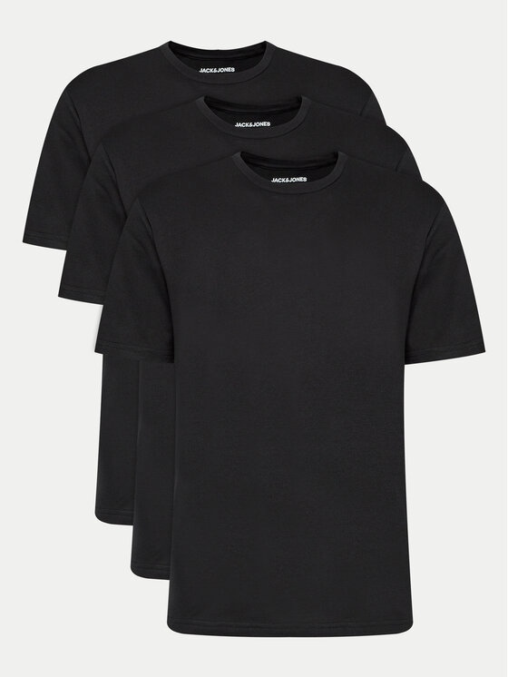 Jack & Jones Jack & Jones Komplet t-shirtów Under 12248076 Czarny Standard Fit