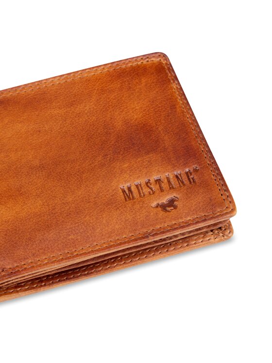 Mustang Mustang Portfel DENIMO WALLET Brązowy