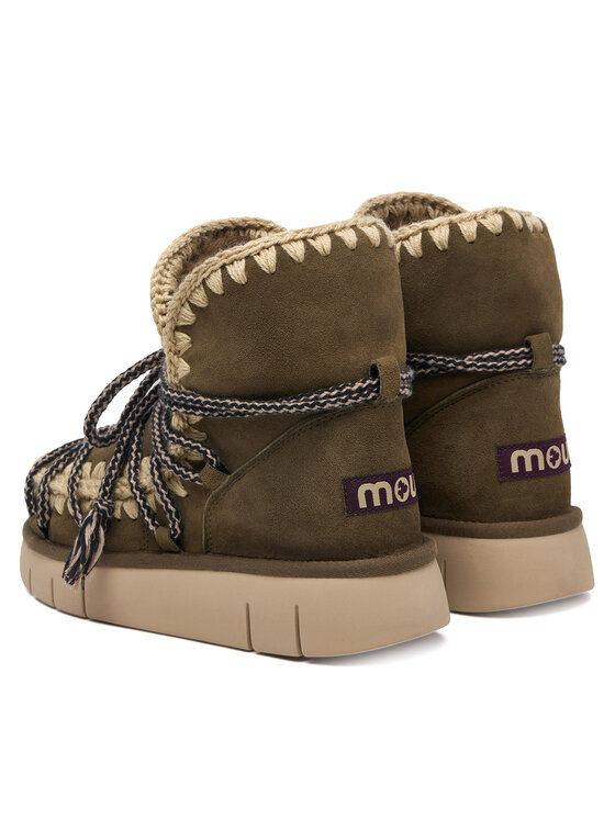Mou Mou Śniegowce Eskimo Bounce FW531024A Khaki