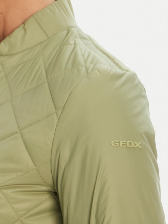 Geox Geox Μπουφάν μεταβατικό Amabel W5520F T3132 F3275 Πράσινο Regular Fit