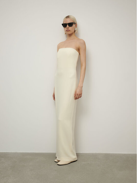 La Mania La Mania Vestito da giorno MUSE Bianco Classic Fit
