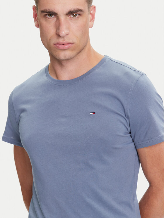Tommy Jeans Tommy Jeans Tričko DM0DM04411 Modrá Slim Fit