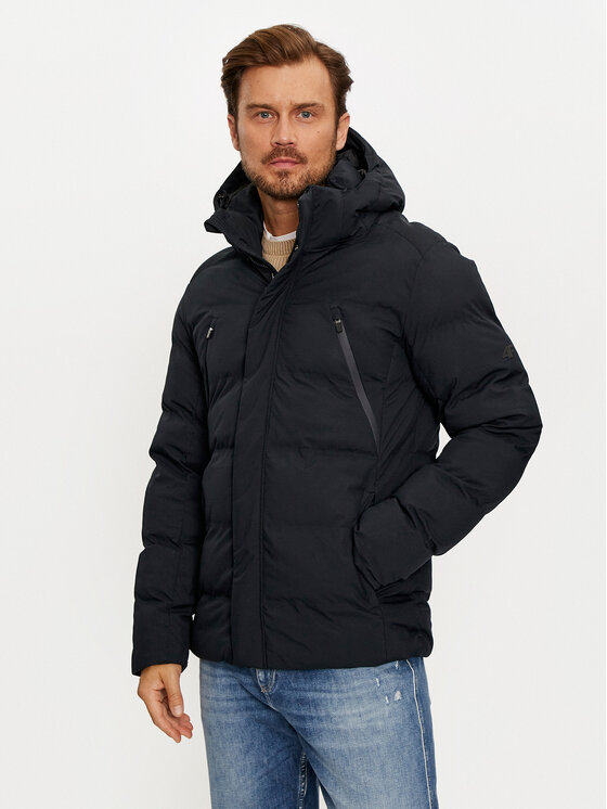 4F 4F Зимно яке 4FWAW24TDJAM512 Черен Regular Fit