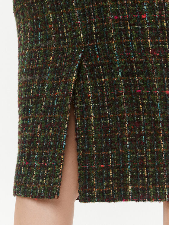 Luisa Spagnoli Luisa Spagnoli Pouzdrová sukně Fluviale 540358 Khaki Regular Fit