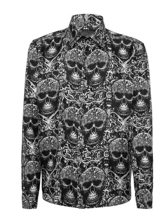 PHILIPP PLEIN PHILIPP PLEIN Koszula 26113 Czarny Regular Fit