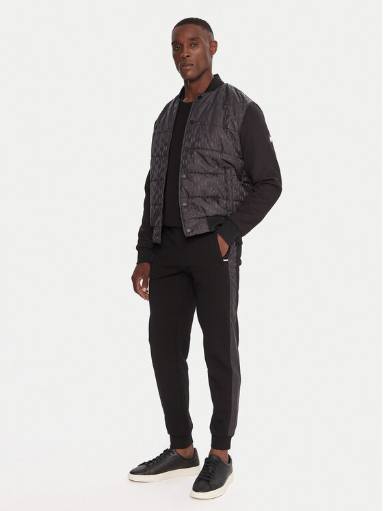 KARL LAGERFELD KARL LAGERFELD Bomber dzseki 505064554504 Fekete Regular Fit