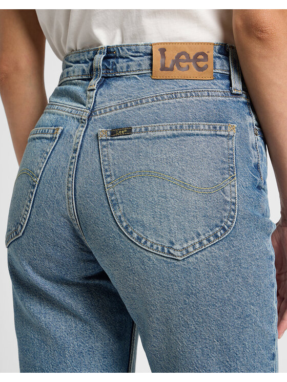 Lee Lee Jeansy CAROL Niebieski Regular Fit