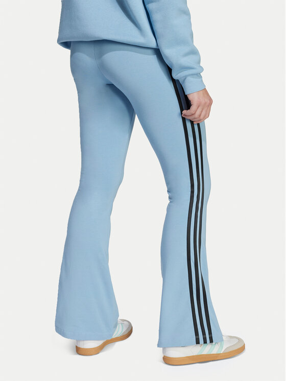 adidas adidas Legginsy adicolor JV8616 Błękitny Slim Fit