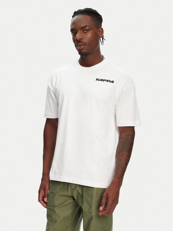 Kappa Tričko Nyle 351S5GW Biela Regular Fit