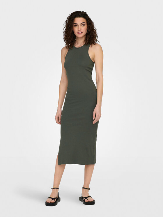 ONLY ONLY Vsakodnevna obleka Belfast 15270619 Zelena Slim Fit