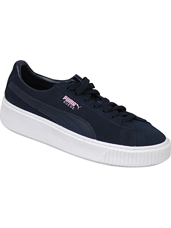 Puma Puma Sneakers Suede Platform JR Blu scuro