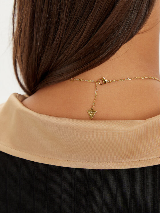 Guess Guess Naszyjnik JUBN04 690JW Złoty
