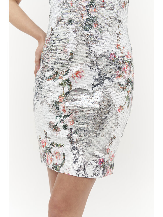 Ciepielewska Ciepielewska Sukienka MIRANDA Biały Flattering Fit