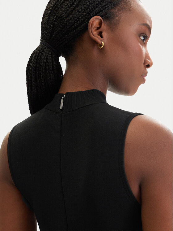 MICHAEL Michael Kors MICHAEL Michael Kors Φόρεμα υφασμάτινο MR683BSBFD Μαύρο Slim Fit