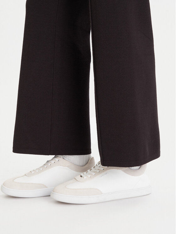 Calvin Klein Calvin Klein Úpletové kalhoty LV044D368G Černá Wide Leg