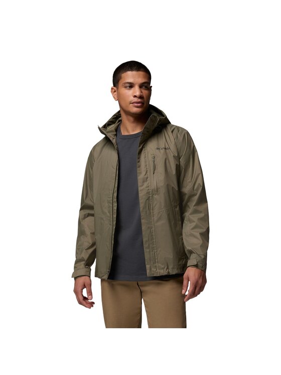 Columbia Columbia Kurtka przeciwdeszczowa Pouring Adventure III Jacket 2117171397 Zielony Regular Fit