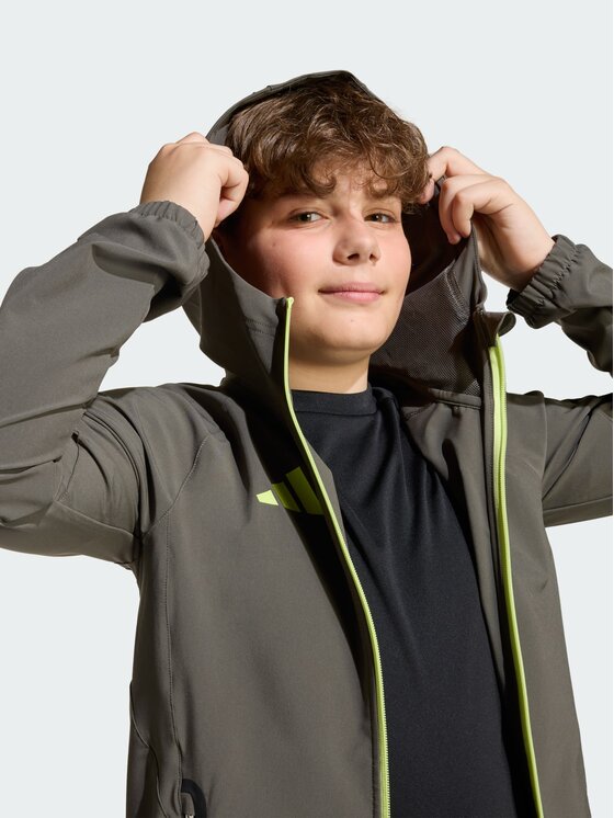 adidas adidas Kurtka wielofunkcyjna 150855 Szary Slim Fit