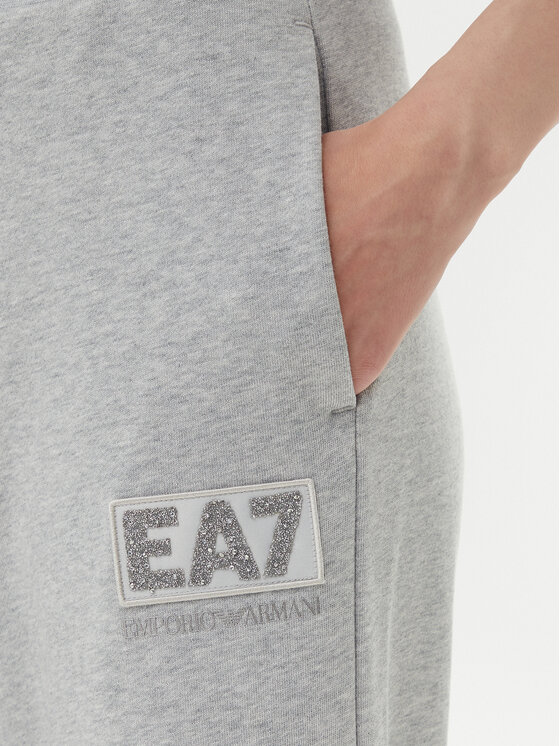 EA7 Emporio Armani EA7 Emporio Armani Долнище анцуг 7W000179 AF12473 O8002 Сив Wide Leg