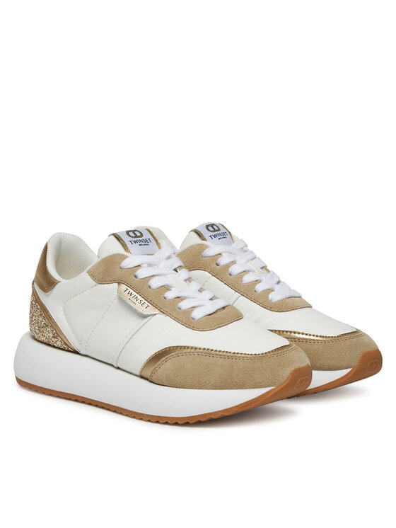 TWINSET TWINSET Sneakersy 251TCP022 Biały