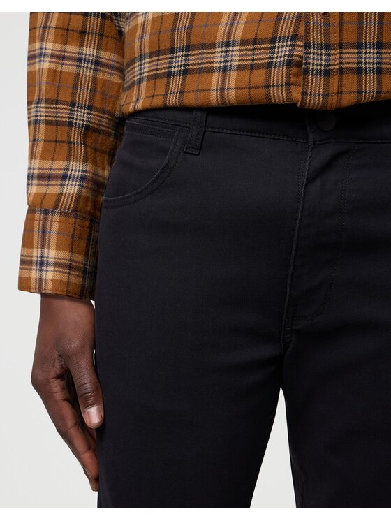 Wrangler Wrangler Jeansy GREENSBORO Czarny Straight Leg