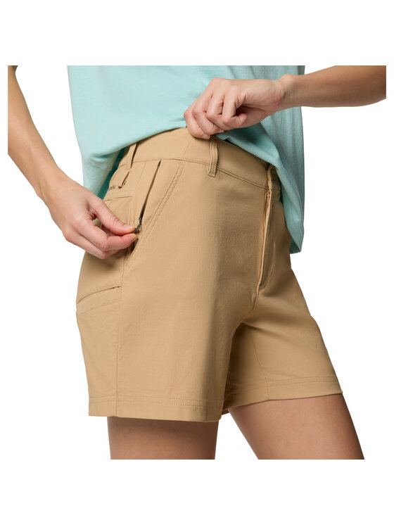 Columbia Columbia Pantaloncini sportivi Leslie Falls Short II Beige Regular Fit