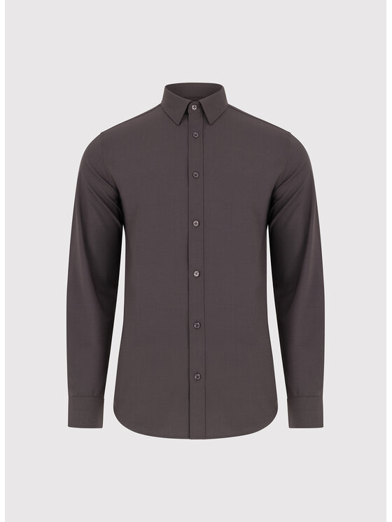 Pako Lorente Pako Lorente Koszula P26WF-1X-002 Brązowy Slim Fit