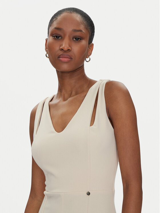 Rinascimento Rinascimento Salopetă CFC0019842002 Bej Regular Fit