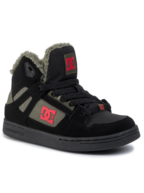 DC DC Sneakers Youth Pure High Top Wnt ADBS100245 Negru