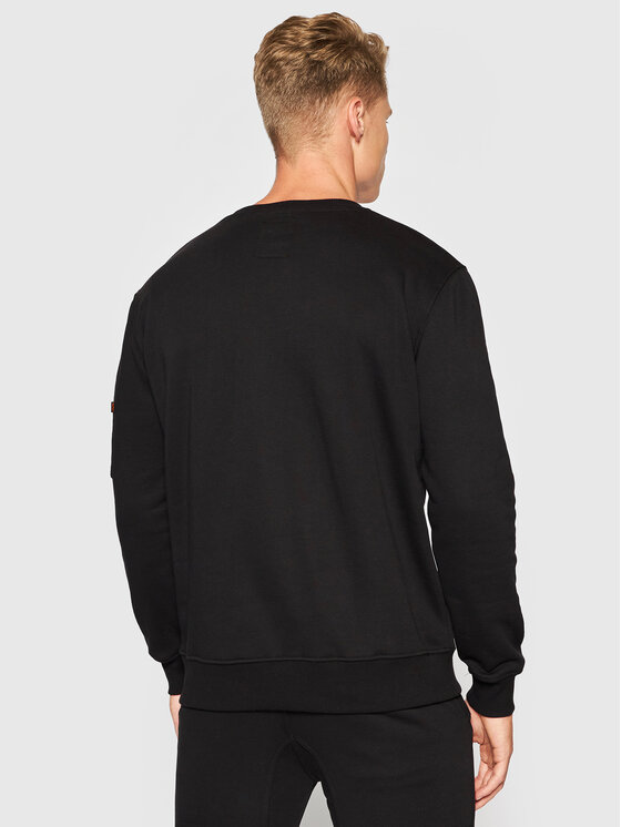 Alpha Industries Alpha Industries Bluza NASA Reflective 178309 Czarny Regular Fit
