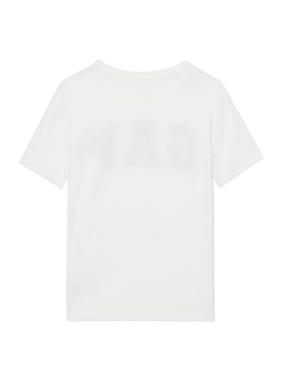 Gap Gap Тишърт 708370-03 Бял Regular Fit