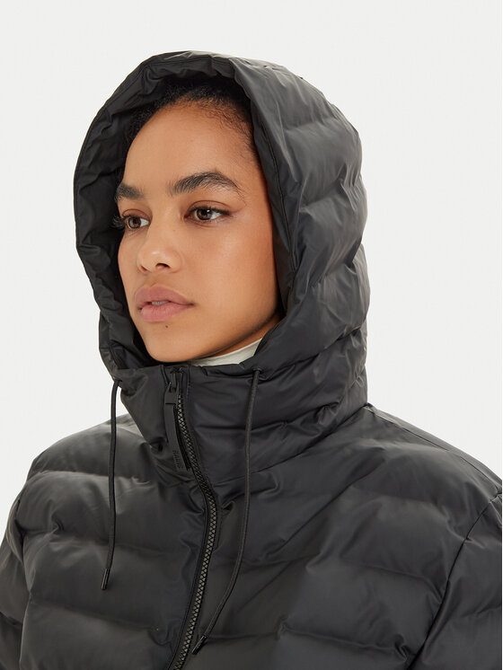 Rains Rains Μπουφάν μεταβατικό Unisex 15820 Μαύρο Regular Fit