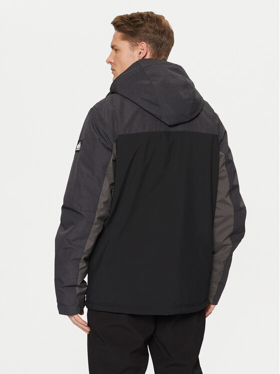 Quiksilver Quiksilver Лижна куртка Dawson EQYTJ03451 Чорний Slim Fit