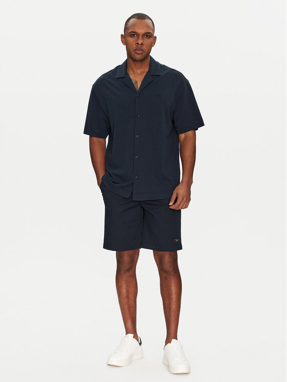 Emporio Armani Underwear Emporio Armani Underwear Koszula EM000593 AF14107 UB102 Granatowy Regular Fit