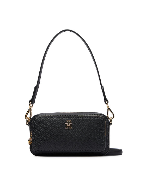 Tommy Hilfiger Tommy Hilfiger Geantă Th Daily Camera Bag Mono AW0AW18414 Negru