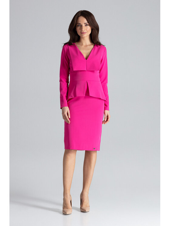 Lenitif Lenitif Vestito K491 Rosa Regular Fit