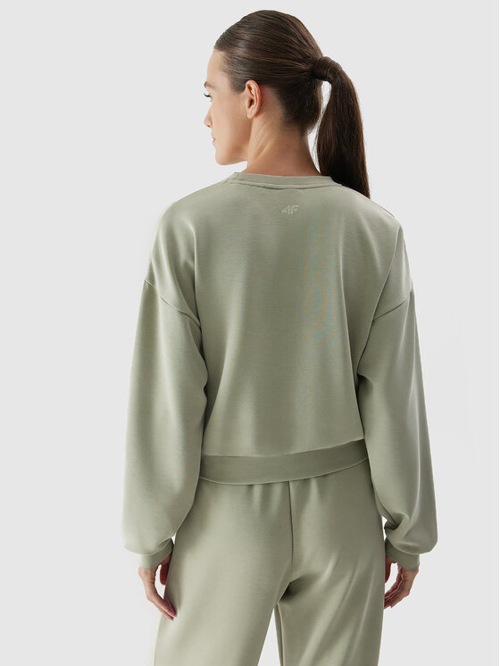 4F 4F Felpa 4FAW23TSWSF701 Cachi Regular Fit