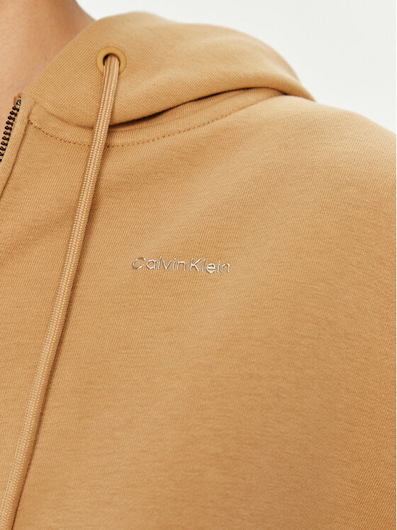 Calvin Klein Calvin Klein Bluza Nano Logo K20K207210 Beżowy Relaxed Fit