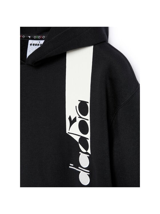 Diadora Diadora Bluza DIADORA HOODIE ICON Czarny Regular Fit