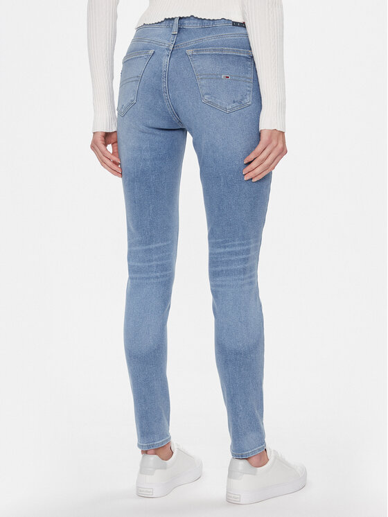 Tommy Jeans Tommy Jeans Traperice Nora DW0DW17168 Plava Skinny Fit