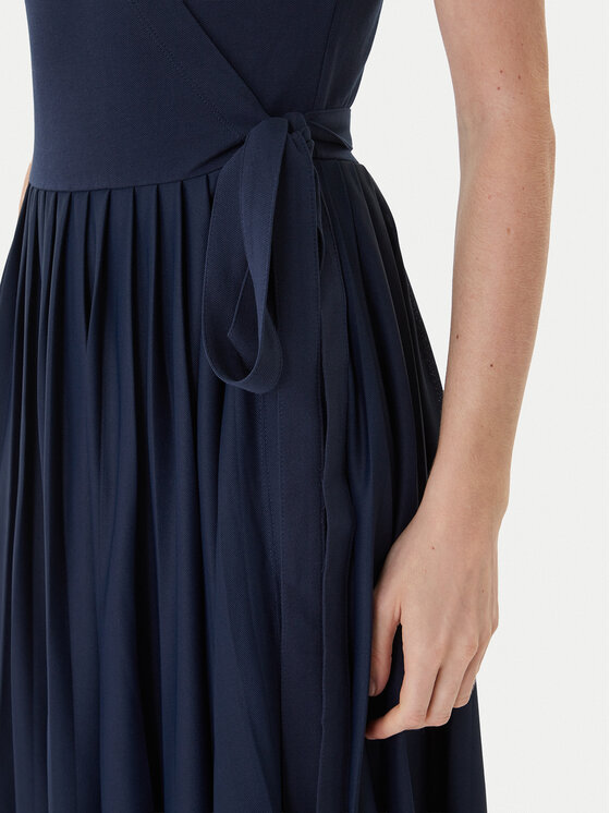 Tommy Hilfiger Tommy Hilfiger Kleid für den Alltag 1985 WW0WW45733 Dunkelblau Regular Fit