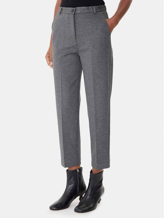 ViCOLO Spodnie materiałowe TF0229 Szary Regular Fit