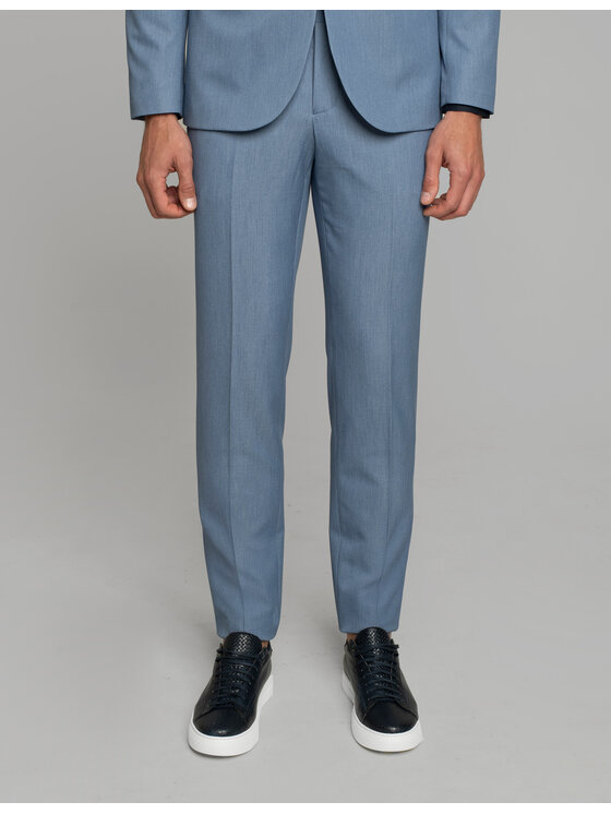 Spodnie garniturowe, rozmiar 176/86, Niebieskie, lido