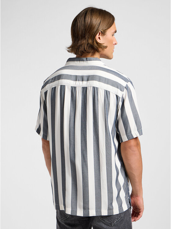 Lee Lee Koszula RESORT SHIRT RIVET Szary Regular Fit