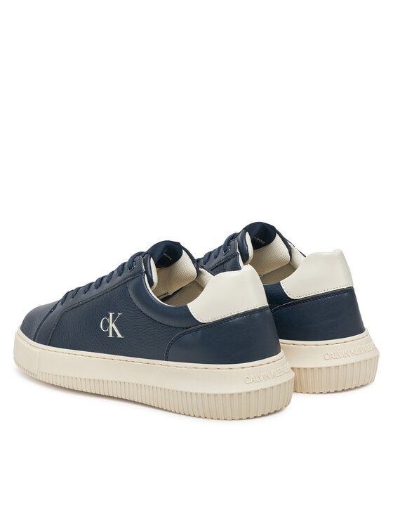 Calvin Klein Jeans Calvin Klein Jeans Tenisice Chunky Cupsole Lth Mg Tc YM0YM01198 Tamnoplava