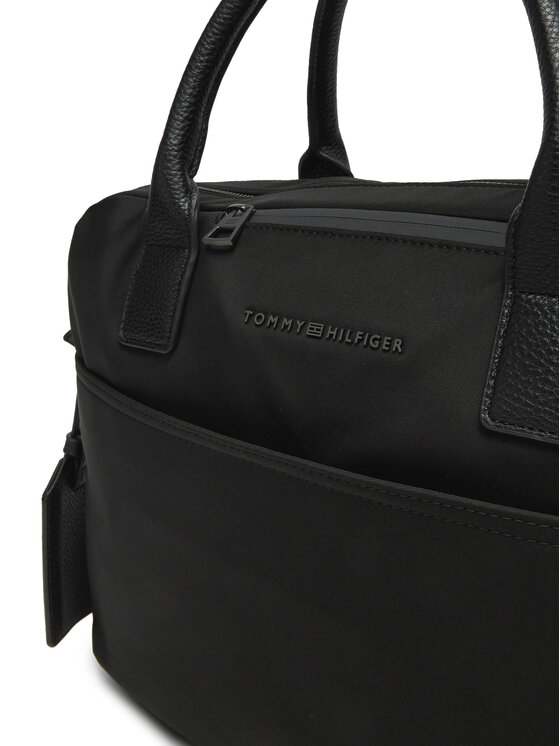 Tommy Hilfiger Tommy Hilfiger Brašna na notebook AM0AM13098 Černá