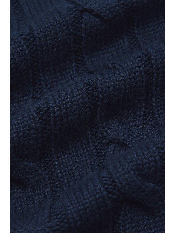 Lancerto Lancerto Sweter Vetle SW073224000089 Granatowy Regular Fit