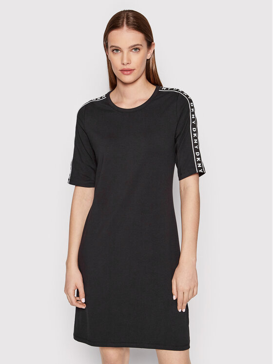 DKNY Rochie de zi DD2AN703 Negru Regular Fit