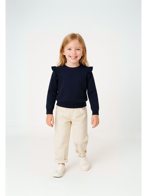MINOTI MINOTI Sweter 12JUMPER 8 Niebieski Regular Fit